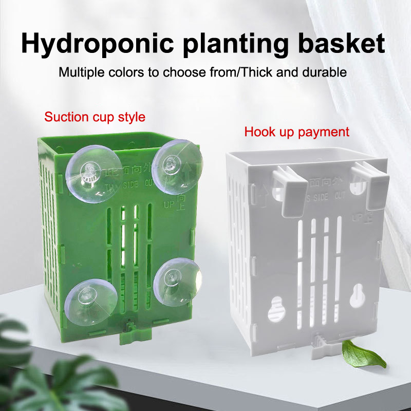 Plant Aquarium Pot - Gancho de ventosa colgante, soporte para