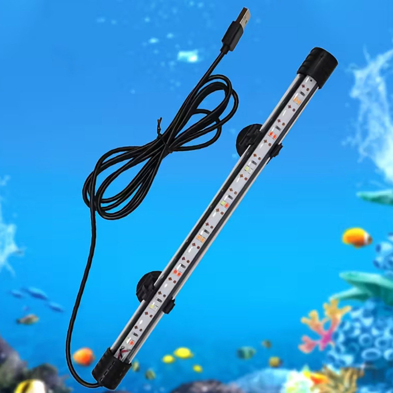 Aquarium Plant Light - 17-47CM enchufe USB luz LED para