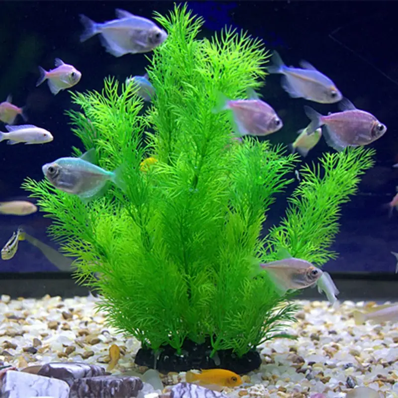 Aquarium Plant Substrate - Plantas artificiales para decoración de acuario,