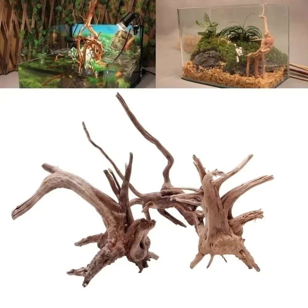 Aquarium Plant Substrate - Decoración de Acuario con Madera Natural