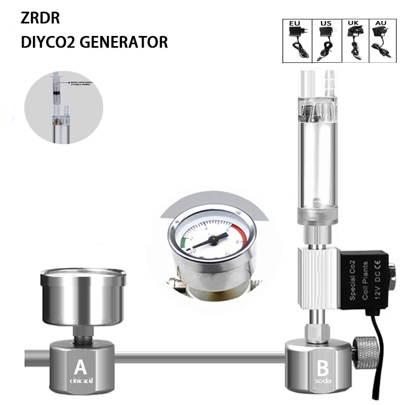 Aquarium Liquid Carbon - Kit de sistema generador de CO2