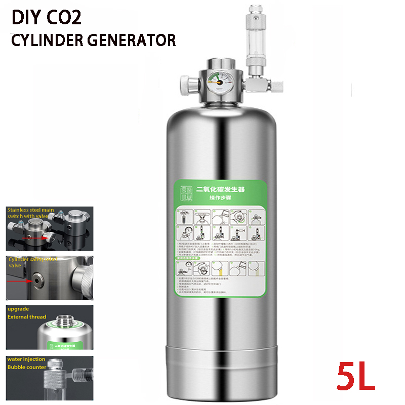 Aquarium Liquid Carbon - Generador de CO2 para acuario de