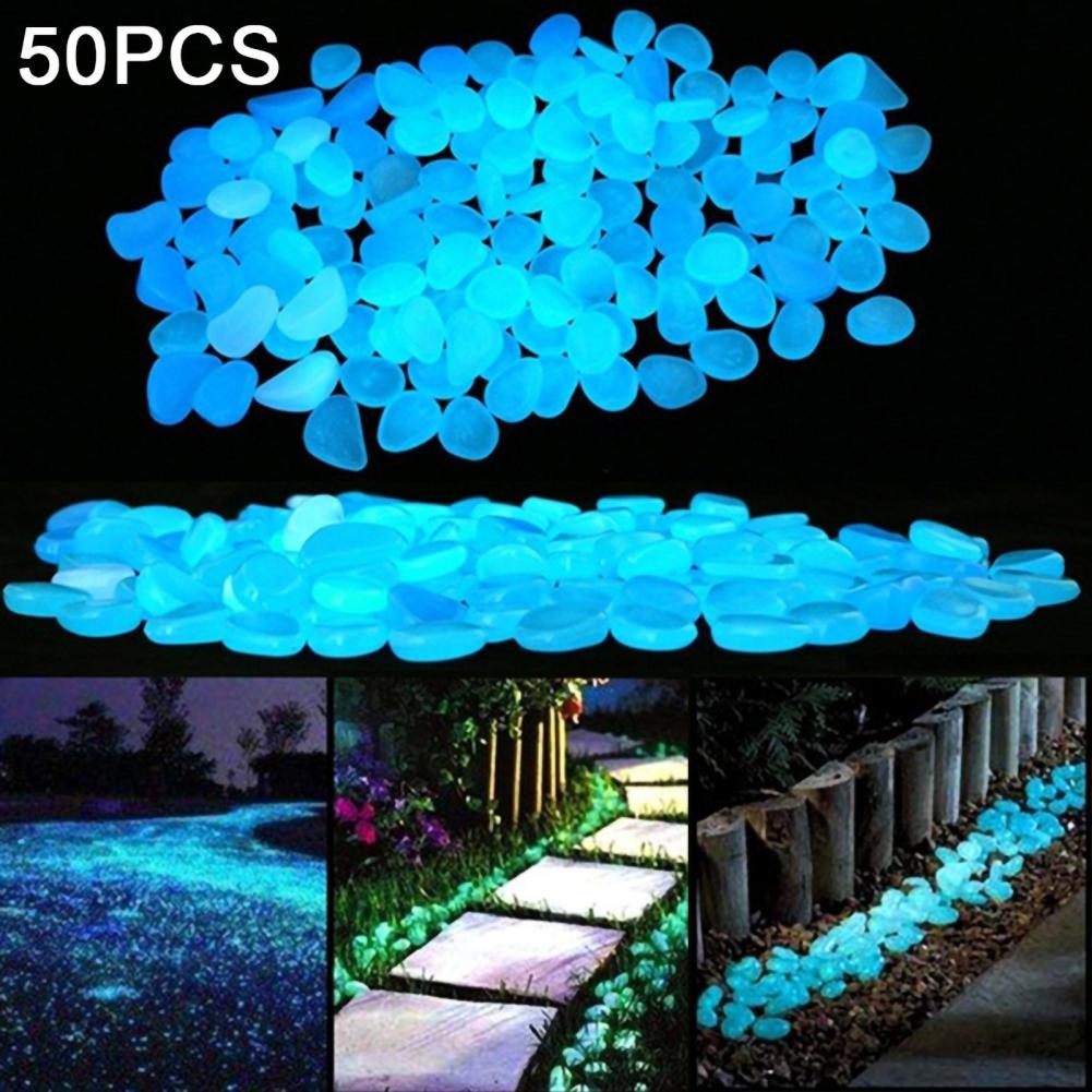 Plant Aquarium Pot - 50 Piezas de Piedras Luminosas de