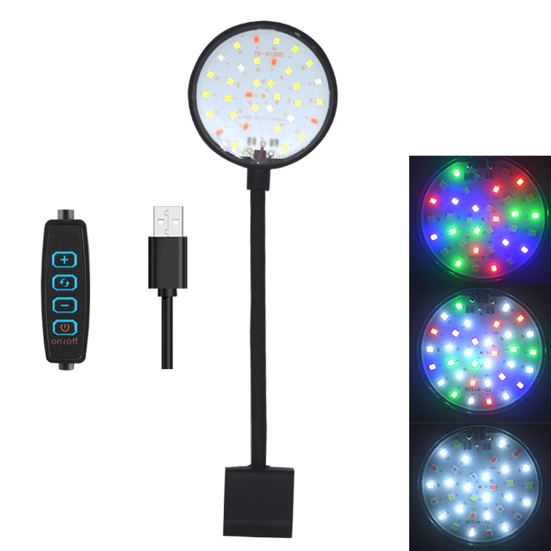 Lámpara LED USB para acuario,  - Aquarium Plant Light reseña y precio