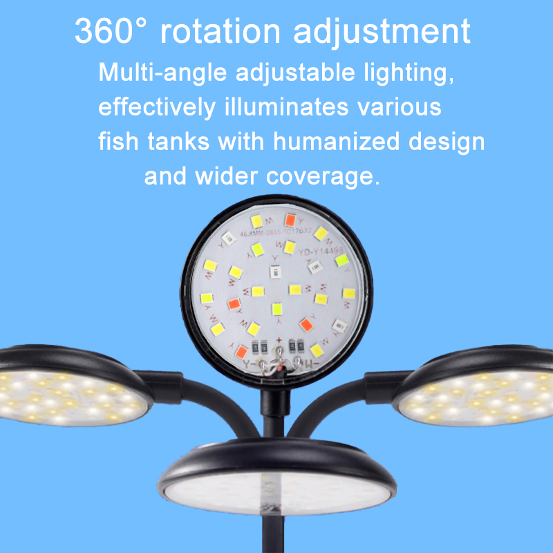 Lámpara LED USB para acuario,  - Aquarium Plant Light reseña y precio
