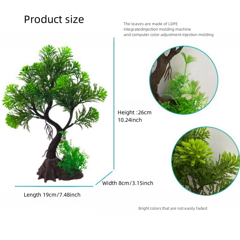 Decoración Artificial para Acu - Aquarium Plant Substrate reseña y precio
