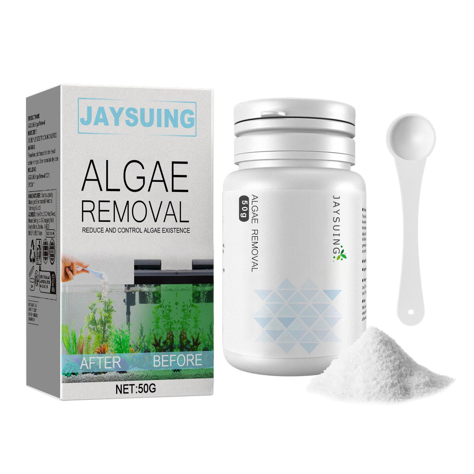 Polvo eliminador de algas para - Aquarium Moss reseña y precio