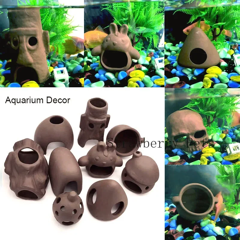 Decoración de acuario de cerám - Aquarium Plants Live reseña y precio