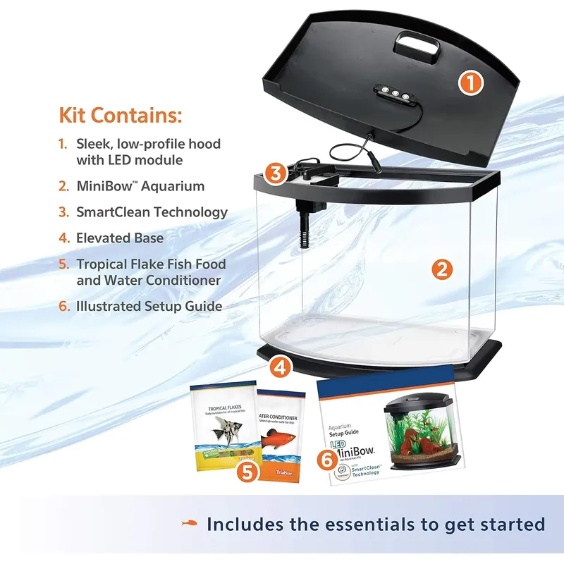 Acuario de vidrio acrílico per - Aquarium Planted Tank Filter reseña y precio