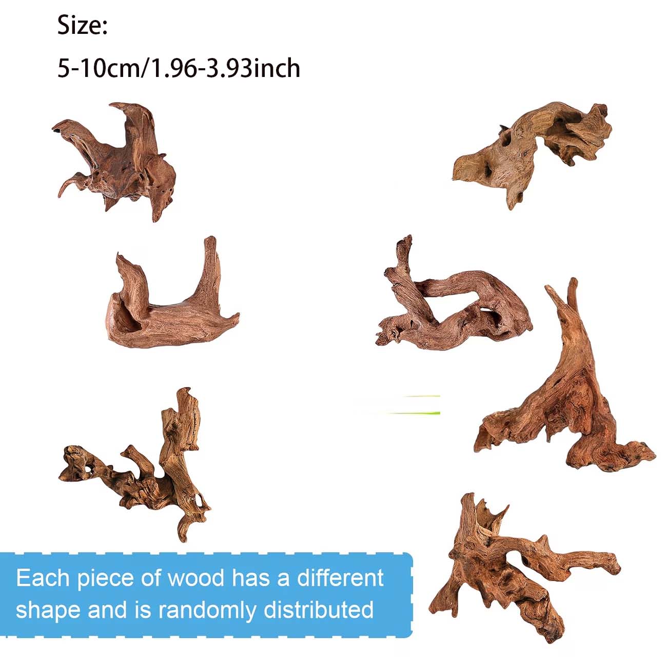Madera Flotante Natural de 5-1 - Aquarium Driftwood reseña y precio