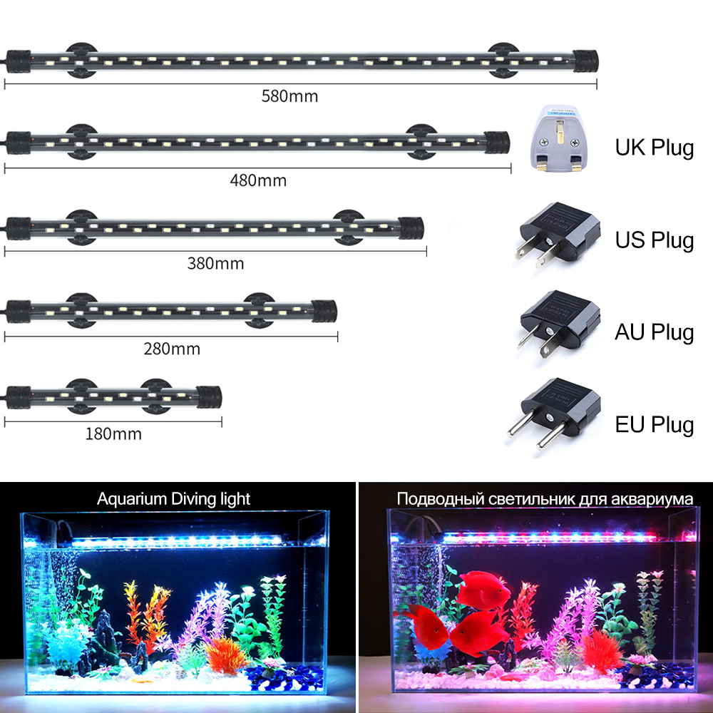 Luz LED para acuario de 90-260 - Aquarium Plant Light reseña y precio