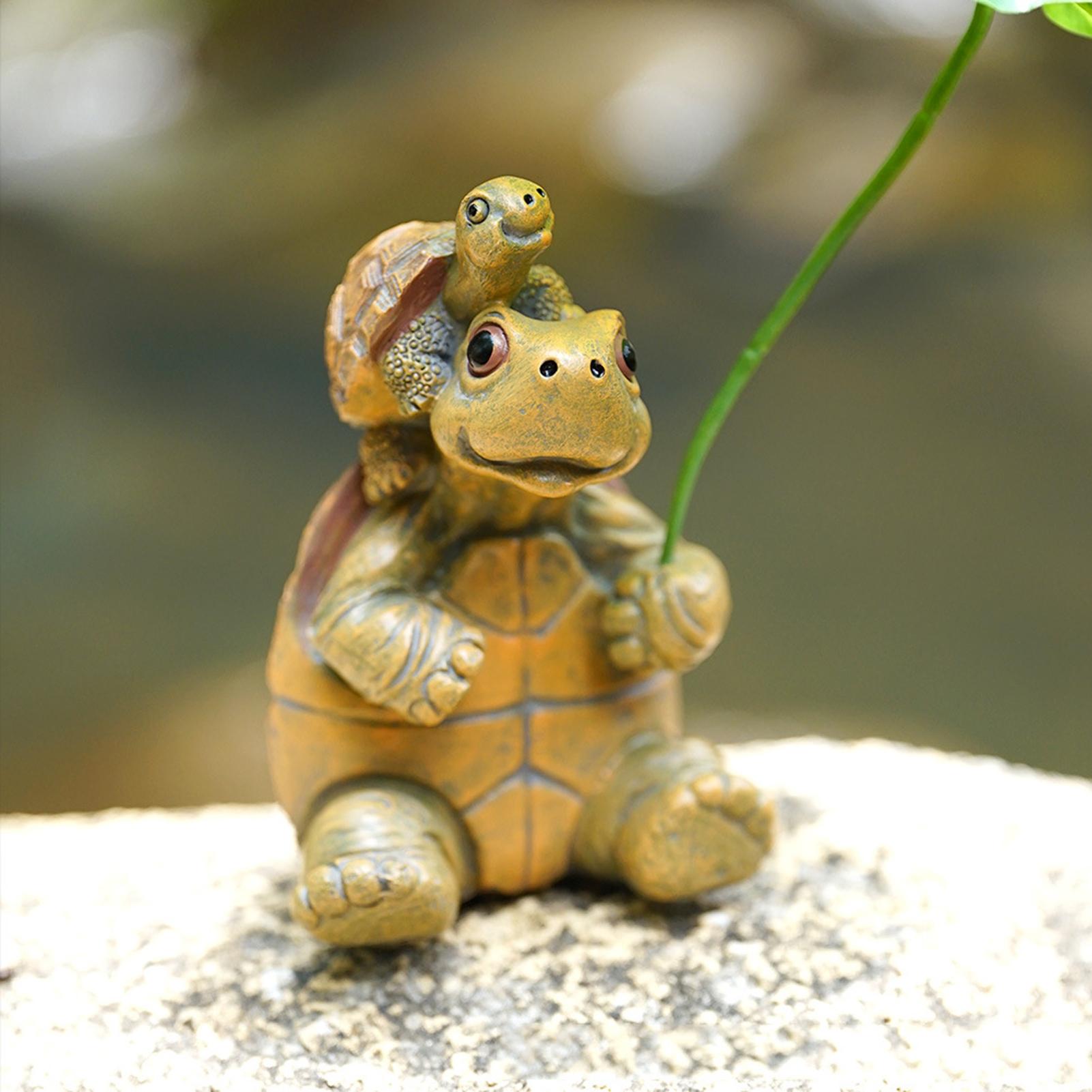 Figura de tortuga para decorac - Plant Aquarium Pot reseña y precio