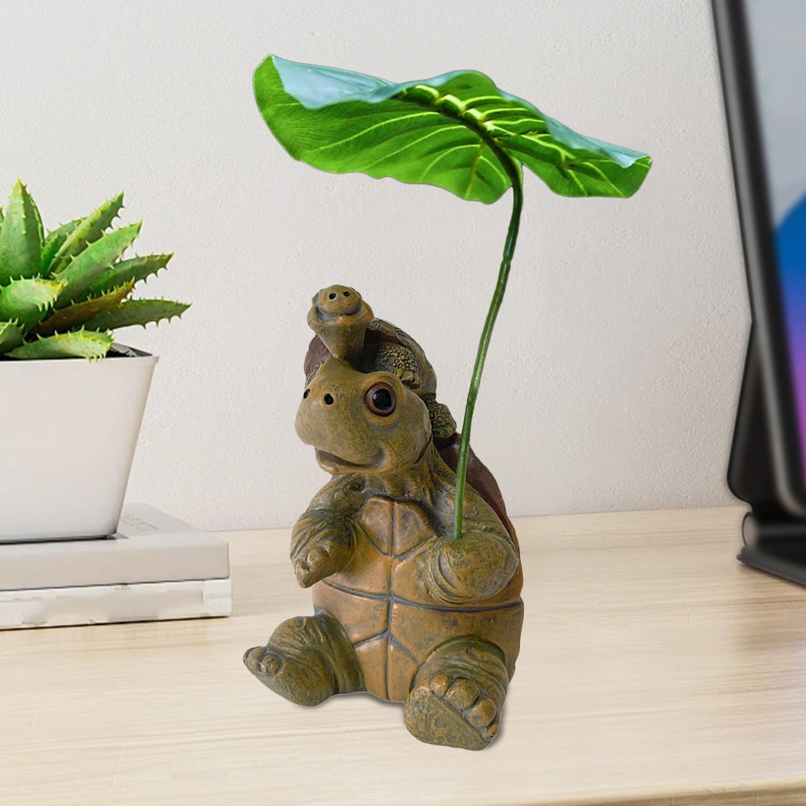 Figura de tortuga para decorac - Plant Aquarium Pot reseña y precio