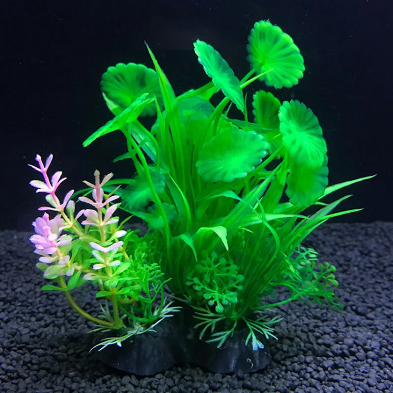 Plantas de decoración artifici - Live Plant Aquarium reseña y precio